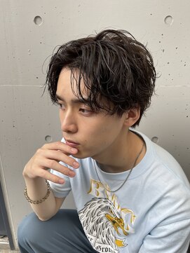 フィフス 渋谷(fifth) 波巻きスパイラルパーマミディアム色気無造作パーマスパイラル