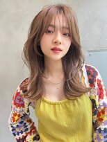 銀座　cheri透明感ベージュ×くびれレイヤー