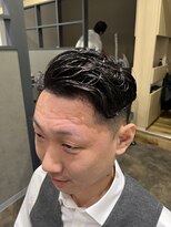 ワンラッキー(ONE LUCKY)&nbsp;ナチュラルパーマ　サイドパート