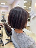 ふんわり丸みボブ