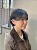 大人可愛い丸みマッシュショート20代30代/HONOKA