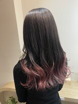 ソアレ(soare) 【竹嶋Style】フューシャピンクグラデーション