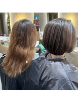 ヘアーソート(hair sort)&nbsp;バッサリハイライトショート(^_-)-☆
