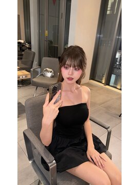 ノク 渋谷(nok) オリーブツキちゃん_オリーブベージュレイヤーカット