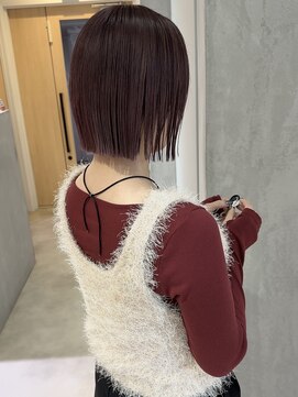 ヨーク(YOKE) 【YOKE】秋色ワインレッドチェリーレッドマロンベージュボブ