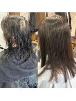 ヘアサロンデザイア(HAIR SALON DESIRE) ネオメテオストレート/ビフォアアフター/髪質改善/日光市美容室