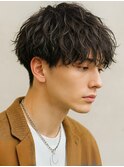 マッシュ短髪ツーブロックモテる束感モテ髪イケメン黒髪ビジネス