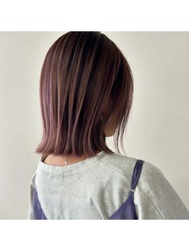 ヴィオラカラー(VIOLLA COLOR) デザインカラー×外ハネミディ/小倉