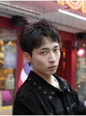 渋谷スパイキーショートパーマルーズショート刈り上げショート