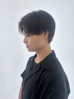 コワファースト 大分(COIFF1RST)&nbsp;センターパート/グレージュ/ツーブロック/韓国