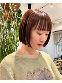 乾かすだけでキマる髪/馴染むハイトーンボブケアカラー