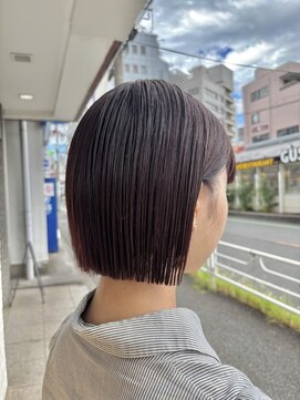 オーガニックエコ 川越(organic+eco) 20代30代ワンレンラベンダーブラウン夏ヘア