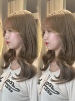 ジゼル(GiseL)&nbsp;ミルクティーベージュ　ロング　ケアブリーチ