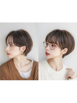 骨格/髪質/ライフスタイルに合わせたショート・ボブをお届け☆顔周りの似合わせで小顔効果も◎