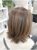 白髪ぼかしハイライト