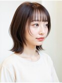 透明感カラー◎切りっぱなし×外ハネレイヤーボブp浦和