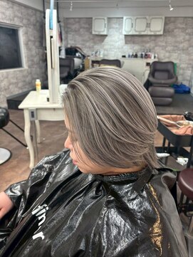 リファイン バイ アフィナー 本厚木店(Refine by Afinar) ブリーチハイライト髪質改善ダブルカラーレイヤーカット/本厚木