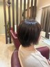 【ショート】透明感カラー《白髪染め◎》+カット