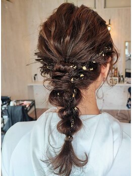 エトワ(ETOWA)の写真/朝から晩まで’”ずっと可愛い”が続く！【崩れない】プロの神業ヘアセットで大切な日をもっと華やかに＊