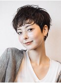 【ニュアンスベリーショート】くびれシルエット