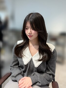 ザシェノンウメダ(THA CHAINON UMEDA) イメチェン/ピンクベージュ/アンブレラカラー/前髪/心斎橋