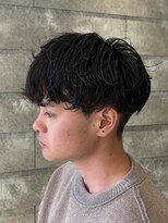 ニアウ 伊勢崎連取店(Niau)&nbsp;刈り上げセンターパート/波巻きツイストスパイラル/伊勢崎