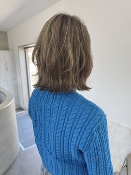 ウメ 熊取店(ume) 白髪ぼかしハイライト