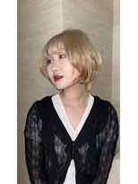 ソレイユトウキョウシブヤ(SOLEIL TOKYO shibuya)&nbsp;《ホワイトベージュ》《ブリーチ必須》《エアリーショート》