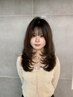 【OneColor+Cut】ケアカラー1回＋カット★￥9350