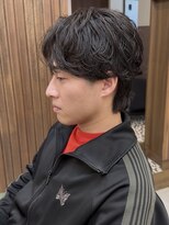ピコット(P cott)&nbsp;縦落ちシャドウパーマソフトツイストパーマ軽めマッシュ渋谷