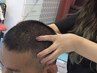 【男性の頭皮ケア！】メンズカット＋頭皮洗浄スキャルプヘッドスパ20分