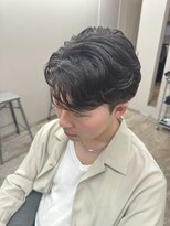 レーヴバイリコ 三軒茶屋(Reve by liko)&nbsp;フェザーパーマ/ラフパーマ/ショートセンターパート/三軒茶屋