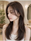 小顔/顔周り/レイヤー/似合う髪型/丸顔/面長/似合わせ/銀座