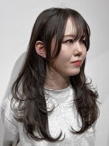 ソアロ(SOARO) 岐阜顔まわりレイヤーロングミルクティーベージュ20代
