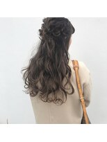 ゴッソホリエ(gosso horie) guest snap♪ハーフアップヘアセット