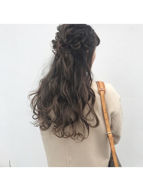 guest snap♪ハーフアップヘアセット