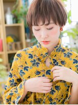 カバーヘア ブリス 上尾西口店(COVER HAIR bliss)&nbsp;*bliss上尾*小顔が叶う！アシンメトリー束感マッシュa