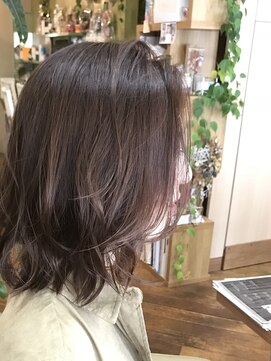 ヘアカフェ コトノハ(hair cafe Kotonoha) 【コトノハ】大人モード×ナチュラル　忍ばせハイライト　小顔