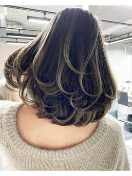 レディアル 大宮(REDEAL) 【REDEAL大宮】エアータッチバレイヤージュ[ハイライトメッシュ]