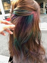 ビヨンドイー(beyond E)&nbsp;イヤリングオーロラユニコーンカラーアレンジ