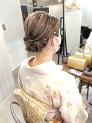 『ヘアセット専門店Mature』訪問着＋ヘアセット