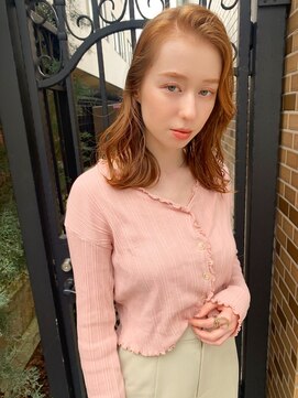 マリアバイアフロート(Maria by AFLOAT) 【山田】外国人風かきあげバングクアンク外ハネゆるウェーブ