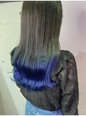 グラデーション×ブルーベリーカラー♪