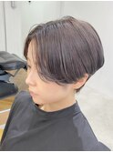 【コンパクトにまとまるハンサムショート】