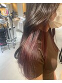 ピンクインナーカラー_TREAT浦安