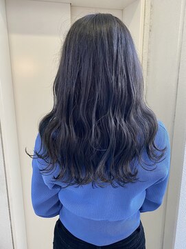 ヘアーデザイン シュシュ(hair design Chou Chou by Yone) 透明感あるダークグレージュ×セミロング♪