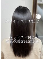 アールサロンギンザ(Rr SALON GINZA) スタイリストお任せtreatment