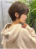 ダークアッシュ ショート×髪質改善［銀座］