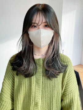 アイティーバイアルバム 下北沢店(IT by ALBUM) ワンカールレイヤー_ショコラアッシュヘルシースタイル_ba420601
