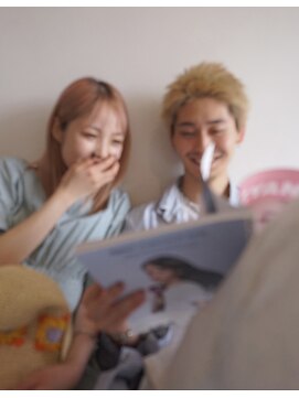 チャプター 問屋町(chapter) ミルクティーベージュカラーレイヤーカットケアブリーチカラー